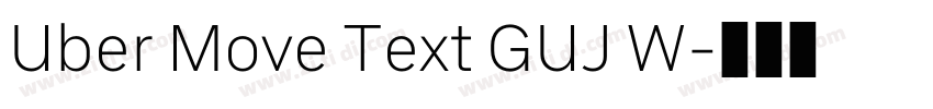 Uber Move Text GUJ W字体转换 Uber Move Text GUJ W字体转换